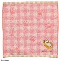 Mofusand - Mini Towel (25x25 cm) - Red Paw Print-MARU-88350