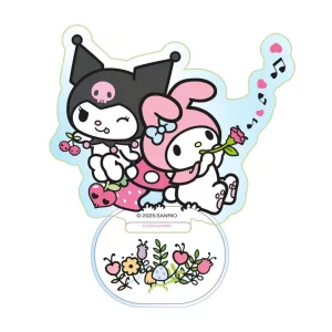Kuromi & My Melody - Holograpic Acrylic Standee - 8x6cm-SAN-ACL-04628