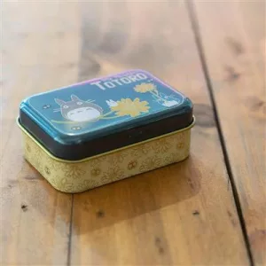 My Neighbor Totoro - Small Metal Box - Totoro Flower-SEISEN-14709