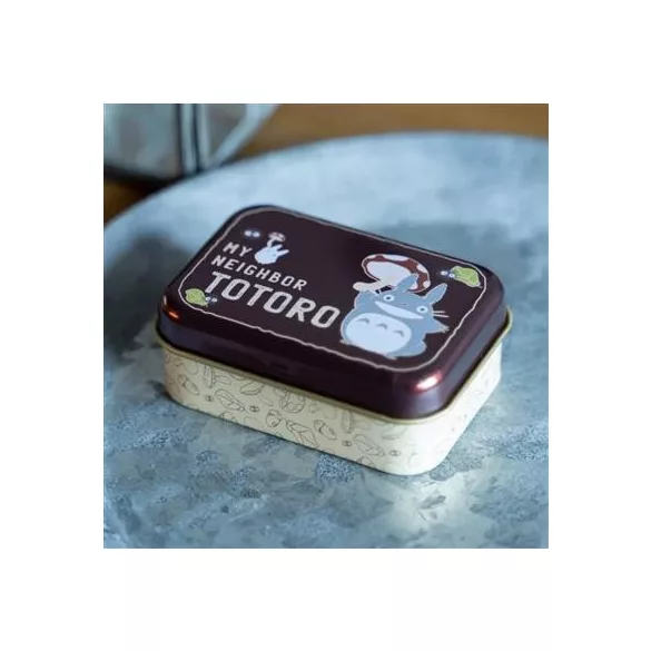 My Neighbor Totoro - Small Metal Box - Totoro Mushroom-SEISEN-14708