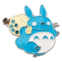 My Neighbor Totoro - Metal Brooch Middle Totoro-SEISEN-14698