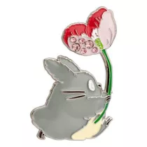 My Neighbor Totoro - Metal Brooch - Totoro Flower-SEISEN-14696