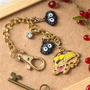 My Neighbor Totoro - Charm Chain Catbus & Soot Sprites-SEISEN-14676