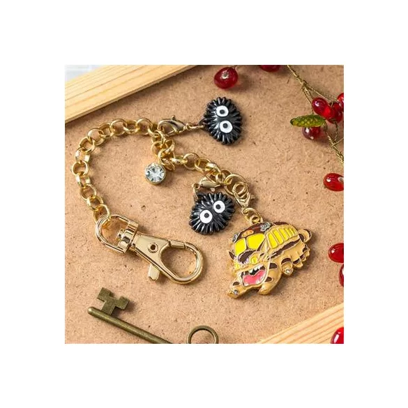 My Neighbor Totoro - Charm Chain Catbus & Soot Sprites-SEISEN-14676