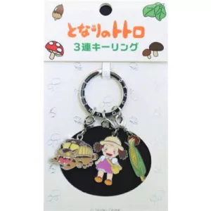 My Neighbor Totoro - Metal Key Holder Mei & Catbus & Corn-SEISEN-14647