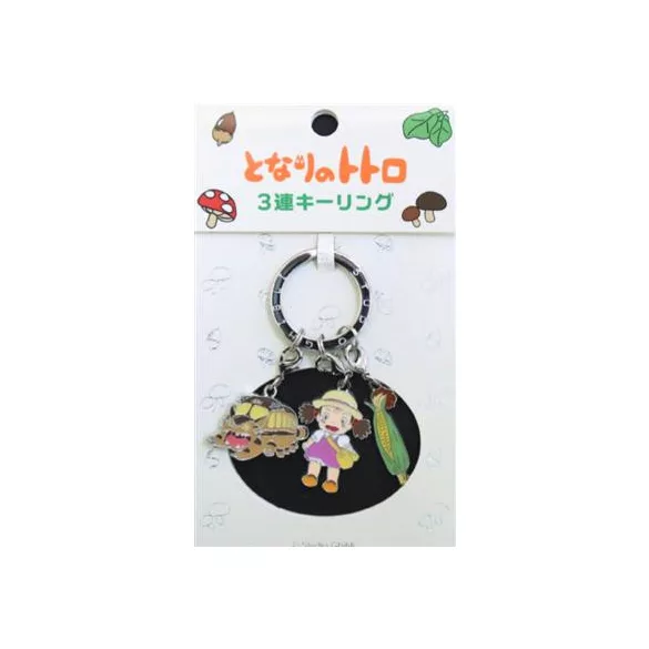 My Neighbor Totoro - Metal Key Holder Mei & Catbus & Corn-SEISEN-14647