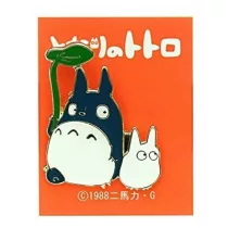 My Neighbor Totoro - Pins Small and Middle Totoro with leaf-SEISEN-14577