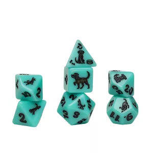 Sirius Dice - Animal Dice Set - Seafoam Shepherd-SDZ0026-01