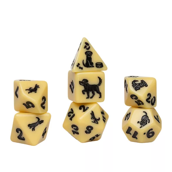 Sirius Dice - Animal Dice Set - Golden Pup-SDZ0026-04