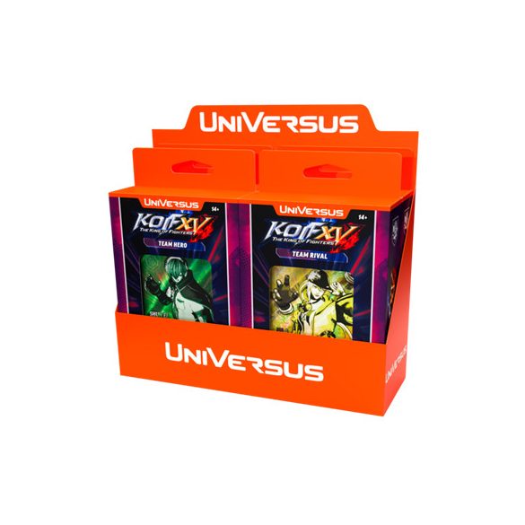 UniVersus CCG: The King of Fighters XV: Challenger Series Display (4 Decks) - EN-UVSKF03-AD