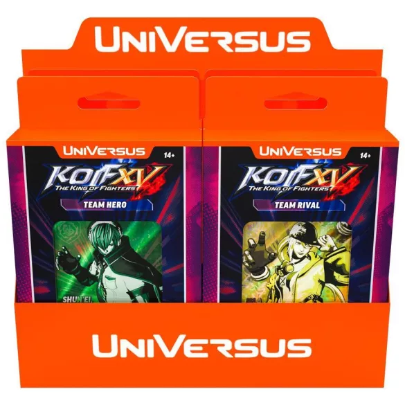 UniVersus CCG: The King of Fighters XV Challenger Series Display (4 pakli) - angol kiadás