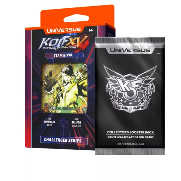 UniVersus CCG: The King of Fighters XV Challenger Series Display (4 pakli) - angol kiadás