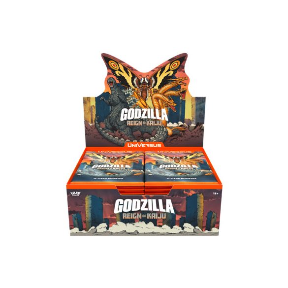 UniVersus CCG: Godzilla: Reign of Kaiju Booster Display (24 packs) - EN-UVSGDZ01-BD