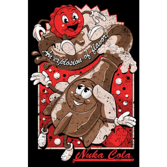 Fallout Nuka Cola Vintage Ad Tee XL-1128133