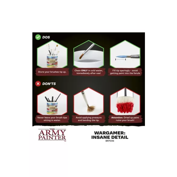 The Army Painter - Most Wanted Brush Set
