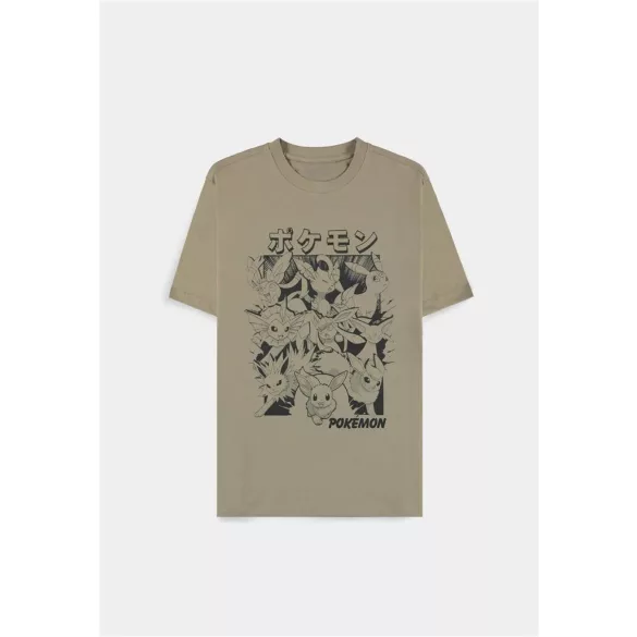 Pokémon - Sand Eevee Evolutions Men's Short Sleeved T-shirt - 2XL-TS252320POK-2XL