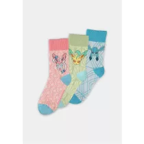 Pokémon - Eevee Evolution (LGS) Socks (3 Pack) - 39/42-GS528201POK-39/42