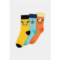 Pokémon - Eevee Evolution (VFJ) Socks (3 Pack) - 39/42-GS016127POK-39/42
