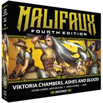 Malifaux 4th Edition - Viktoria Chambers, Ashes and Blood minicsomag - angol kiadás