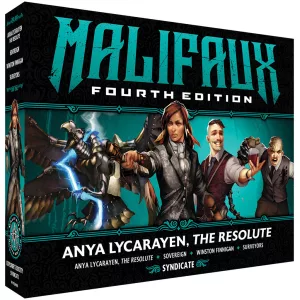 Malifaux 4th Edition - Anya Lycarayen, The Resolute miniatűra készlet - EN