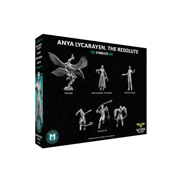 Malifaux 4th Edition - Anya Lycarayen, The Resolute miniatűra készlet - EN