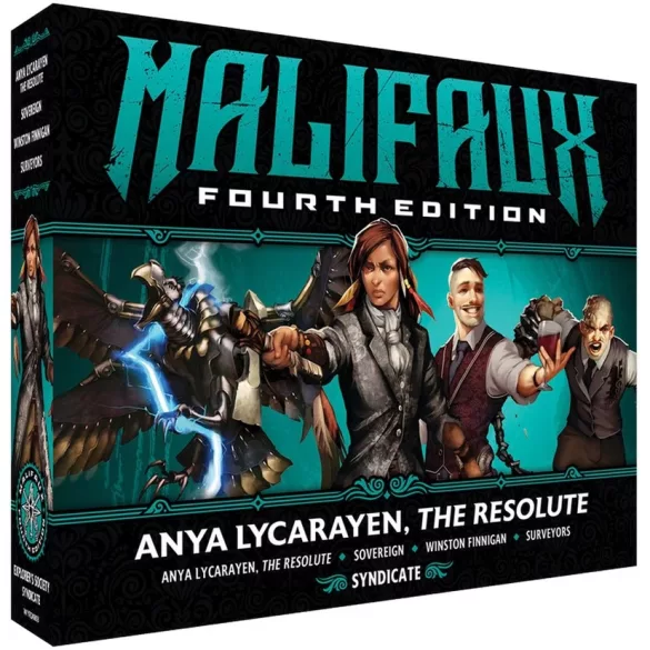 Malifaux 4th Edition - Anya Lycarayen, The Resolute miniatűra készlet - EN