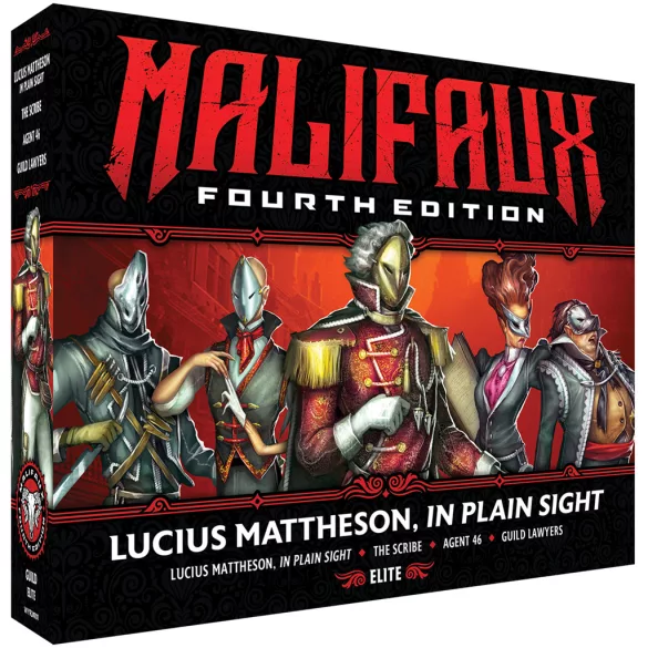 Malifaux 4th Edition - Lucius Mattheson, In Plain Sight - EN-WYR24101