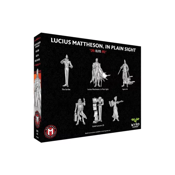 Malifaux 4th Edition - Lucius Mattheson, In Plain Sight miniatűra készlet - angol kiadás