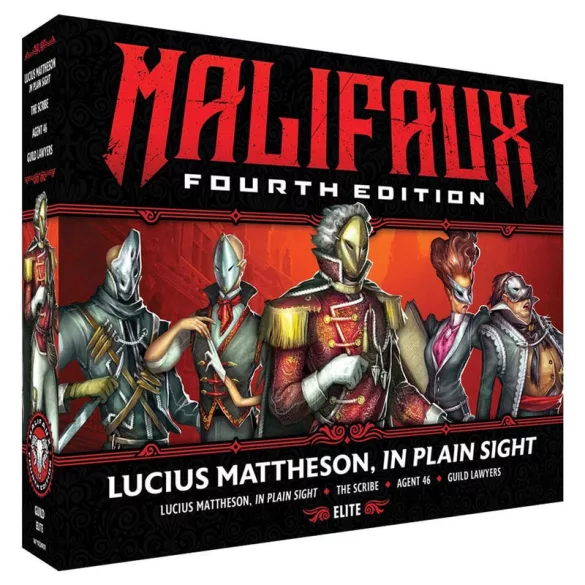 Malifaux 4th Edition - Lucius Mattheson, In Plain Sight miniatűra készlet - angol kiadás