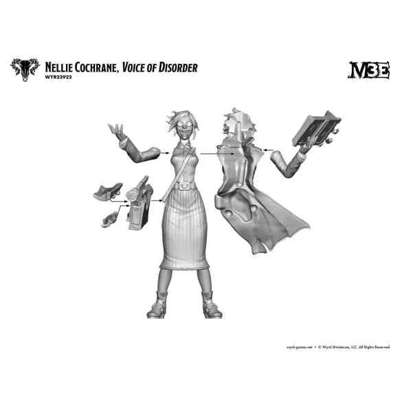 Malifaux 4th Edition - Nellie, Voice of Disorder miniatűra szett (EN)