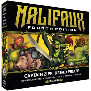 Malifaux 4th Edition - Captain Zipp, Dread Pirate - EN-WYR24507