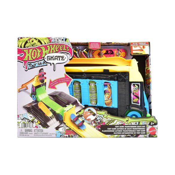 Hot Wheels Skate Tony Hawk Transforming Skate Bus-HXL15