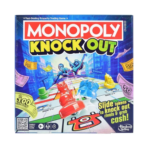 Game Monopoly Knockout [Importer label on product]-F8995