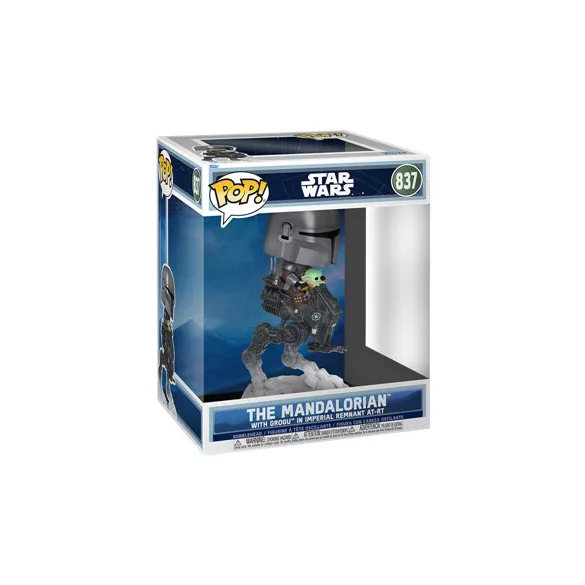 Funko POP! Rides DLX: The Mandalorian with Grogu in Imperial Remnant AT-RT-FK90812