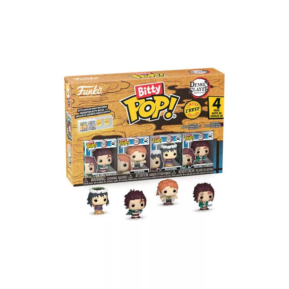 Funko Bitty POP! 4pk: Demon Slayer - 12pc PDQ ASST