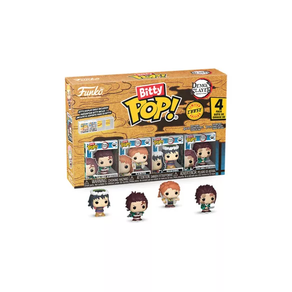Funko Bitty POP! Demon Slayer - Tanjiro 4pk-FK86952