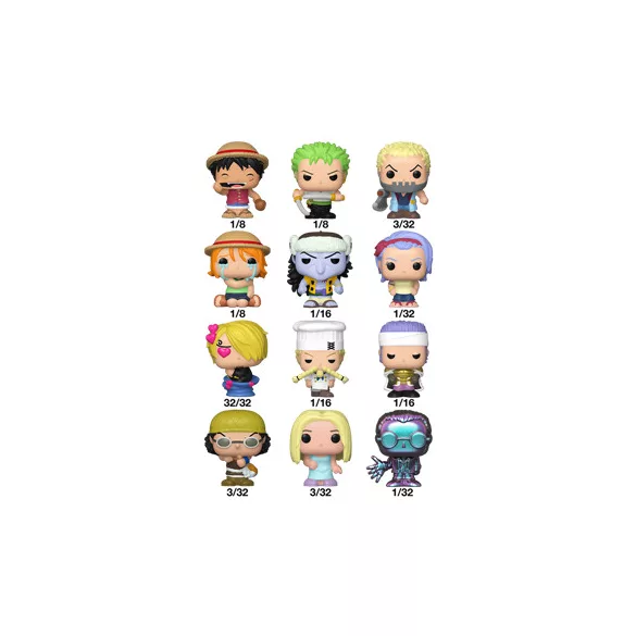 Funko Bitty POP! Singles: ONE PIECE - 32PC PDQ-FK86898