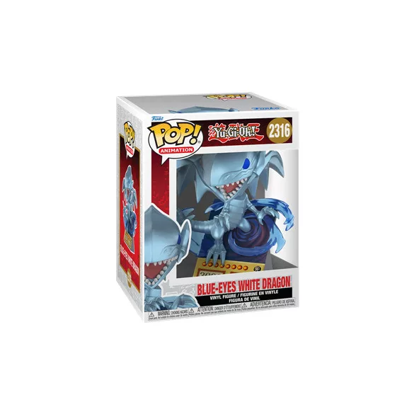 Funko POP! Premium: YGO - Blue Eyes DRG (Card)-FK86608