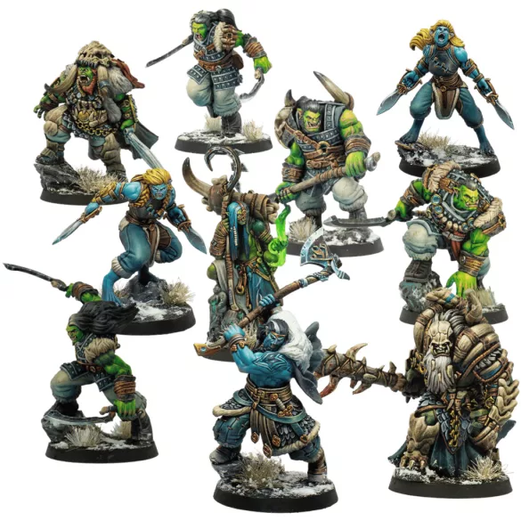 Warcrow: Northern Tribes Action Pack - angol nyelvű miniatűr csomag