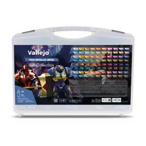 Vallejo TMM / Color Case - 80 színű fémhatású festékkészlet