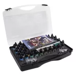 Vallejo TMM / Color Case - 80 színű fémhatású festékkészlet