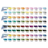 Vallejo TMM / Color Case - 80 színű fémhatású festékkészlet