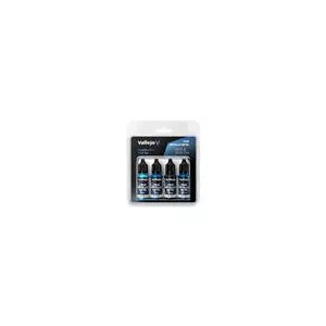 Vallejo - TMM / Set 4 colors - Sapphire Blue Paint Set-77256