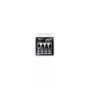 Vallejo - TMM / Set 4 colors - Aged Metal Paint Set-77258