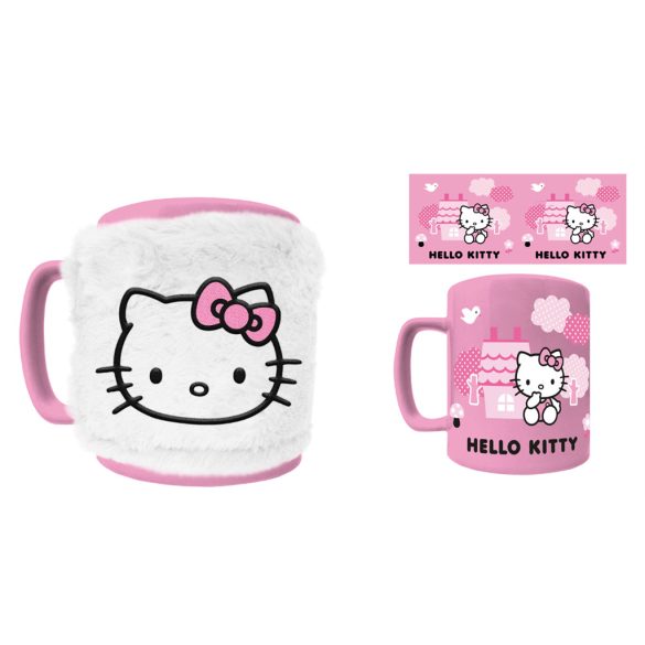 HELLO KITTY (PINK BOW) FUZZY MUG-FZMG2401850