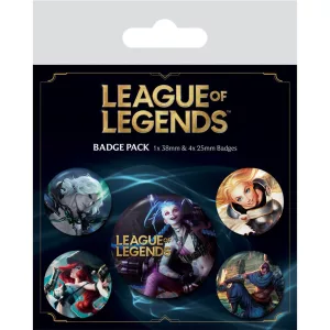 LEAGUE OF LEGENDS (CHAMPIONS) BADGE PACK-BP2404787