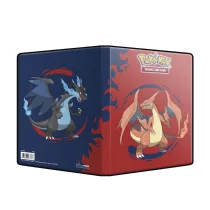 UP - Mega Charizard X and Mega Charizard Y 4-Pocket Portfolio for the Pokémon Trading Card Game-16736