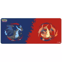 UP - Mega Charizard X and Mega Charizard Y 6ft Table Playmat for the Pokémon Trading Card Game-16739