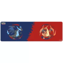 UP - Mega Charizard X and Mega Charizard Y 8ft Table Playmat for the Pokémon Trading Card Game-16740