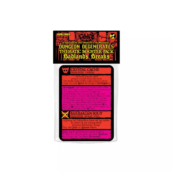 Dungeon Degenerates: Badlands Breaks Booster - EN-GOBDD013